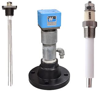 Gems Sensors Warrick conductivity control fitting and probe models
